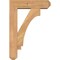 Ekena Millwork Imperial Craftsman Smooth Bracket w/ Offset Brace, Western Red Cedar, 5 1/2"W x 18"D x 26"H BKT0604X18X26IMP04SWR - alternate 4